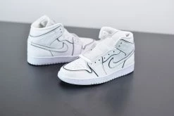 Fit Sporting Goods Air Jordan 1 Mid SE Iridescent White CK6587-100 -Fit Sporting Goods Sales Air Jordan 1 Mid SE Iridescent White CK6587 100 4