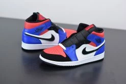 Fit Sporting Goods Air Jordan 1 Mid “Top 3” Blue Red Black White -Fit Sporting Goods Sales Air Jordan 1 Mid Top 3 Blue Red Black White 4