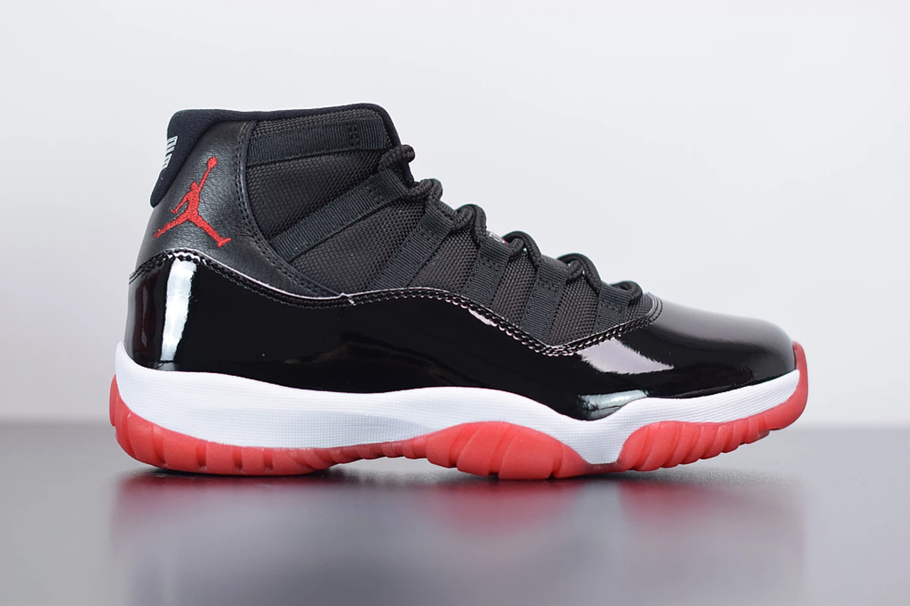 Fit Sporting Goods Air Jordan 11 “Bred” Black/True Red-White 4 Fit Sporting Goods Air Jordan 11 “Bred” Black/True Red-White - Image 2