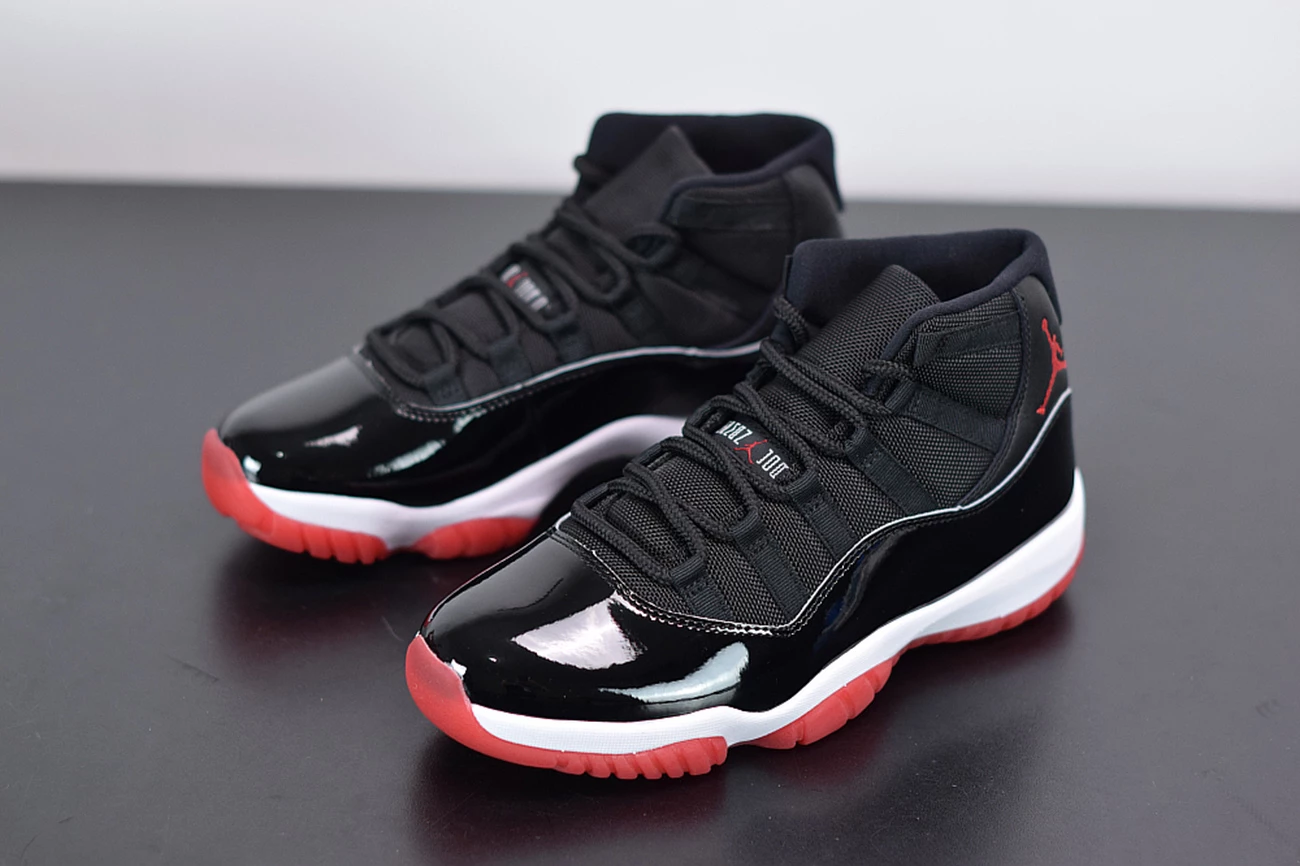 Fit Sporting Goods Air Jordan 11 “Bred” Black/True Red-White 7 Fit Sporting Goods Air Jordan 11 “Bred” Black/True Red-White - Image 5