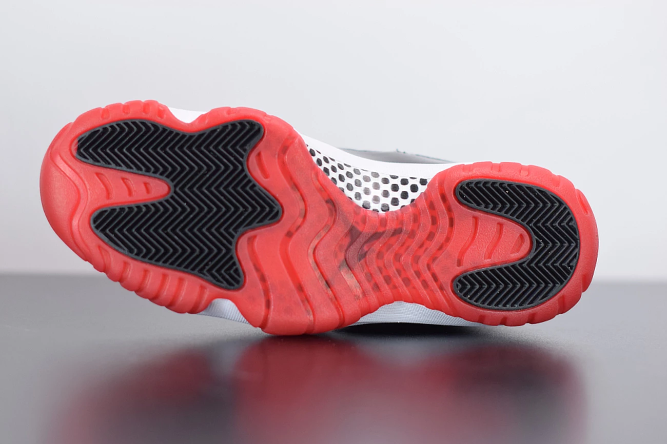 Fit Sporting Goods Air Jordan 11 “Bred” Black/True Red-White 9 Fit Sporting Goods Air Jordan 11 “Bred” Black/True Red-White - Image 7