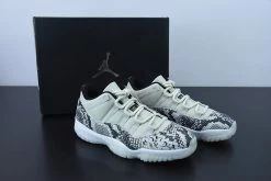 Fit Sporting Goods Air Jordan 11 Low Snakeskin Light Bone CD6846-002 For Sale