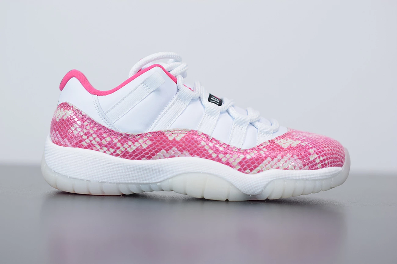 Fit Sporting Goods Air Jordan 11 Low WMNS “Pink Snakeskin” White/Watermelon-Black 4 Fit Sporting Goods Air Jordan 11 Low WMNS “Pink Snakeskin” White/Watermelon-Black - Image 2
