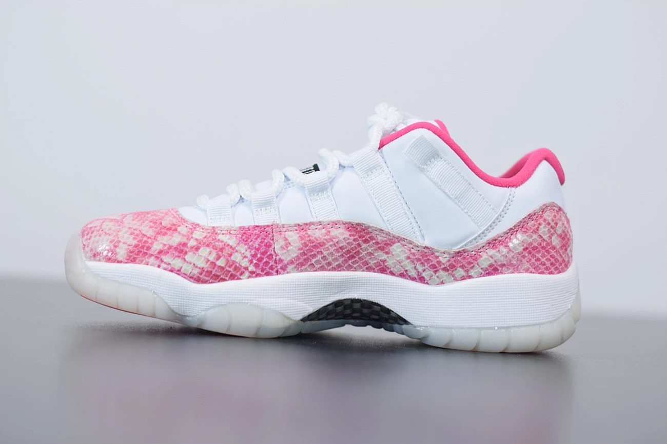 Fit Sporting Goods Air Jordan 11 Low WMNS “Pink Snakeskin” White/Watermelon-Black 5 Fit Sporting Goods Air Jordan 11 Low WMNS “Pink Snakeskin” White/Watermelon-Black - Image 3