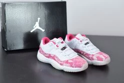 Fit Sporting Goods Air Jordan 11 Low WMNS “Pink Snakeskin” White/Watermelon-Black