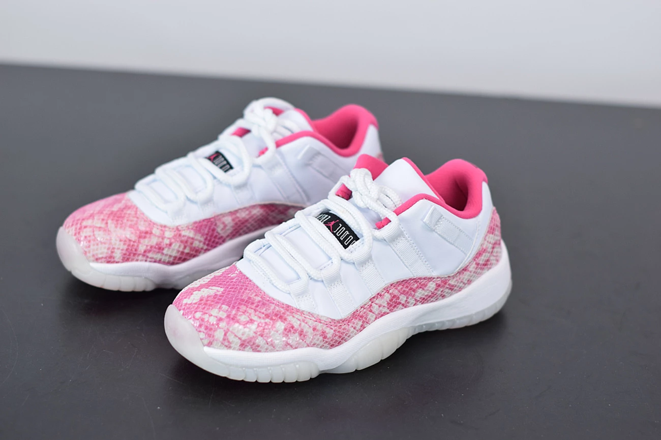 Fit Sporting Goods Air Jordan 11 Low WMNS “Pink Snakeskin” White/Watermelon-Black 6 Fit Sporting Goods Air Jordan 11 Low WMNS “Pink Snakeskin” White/Watermelon-Black - Image 4