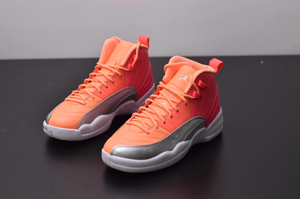 Fit Sporting Goods Air Jordan 12 “Sunrise” Racer Pink/Hot Punch-Bright Mango-White 6 Fit Sporting Goods Air Jordan 12 “Sunrise” Racer Pink/Hot Punch-Bright Mango-White - Image 4
