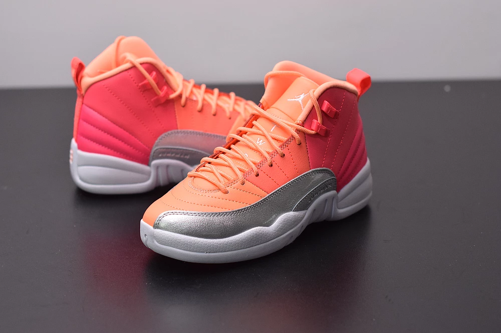 Fit Sporting Goods Air Jordan 12 “Sunrise” Racer Pink/Hot Punch-Bright Mango-White 7 Fit Sporting Goods Air Jordan 12 “Sunrise” Racer Pink/Hot Punch-Bright Mango-White - Image 5