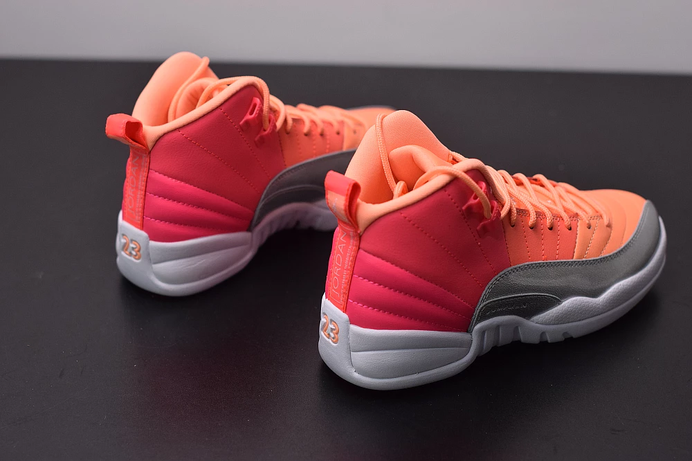 Fit Sporting Goods Air Jordan 12 “Sunrise” Racer Pink/Hot Punch-Bright Mango-White 8 Fit Sporting Goods Air Jordan 12 “Sunrise” Racer Pink/Hot Punch-Bright Mango-White - Image 6