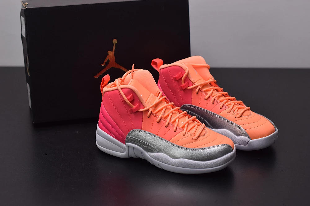 Fit Sporting Goods Air Jordan 12 “Sunrise” Racer Pink/Hot Punch-Bright Mango-White 3 Fit Sporting Goods Air Jordan 12 “Sunrise” Racer Pink/Hot Punch-Bright Mango-White