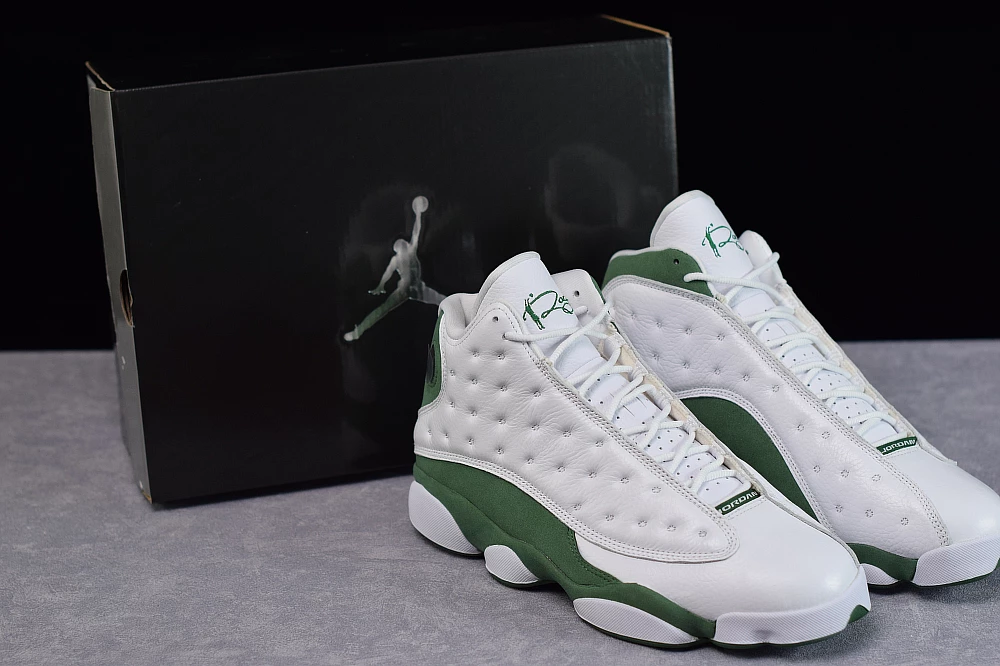 Fit Sporting Goods Air Jordan 13 Ray Allen Three-Point Record PE White/Clover 3 Fit Sporting Goods Air Jordan 13 Ray Allen Three-Point Record PE White/Clover