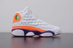 Fit Sporting Goods Air Jordan 13 Retro GS ‘Playground’ White/Black-Court Purple-Total Orange