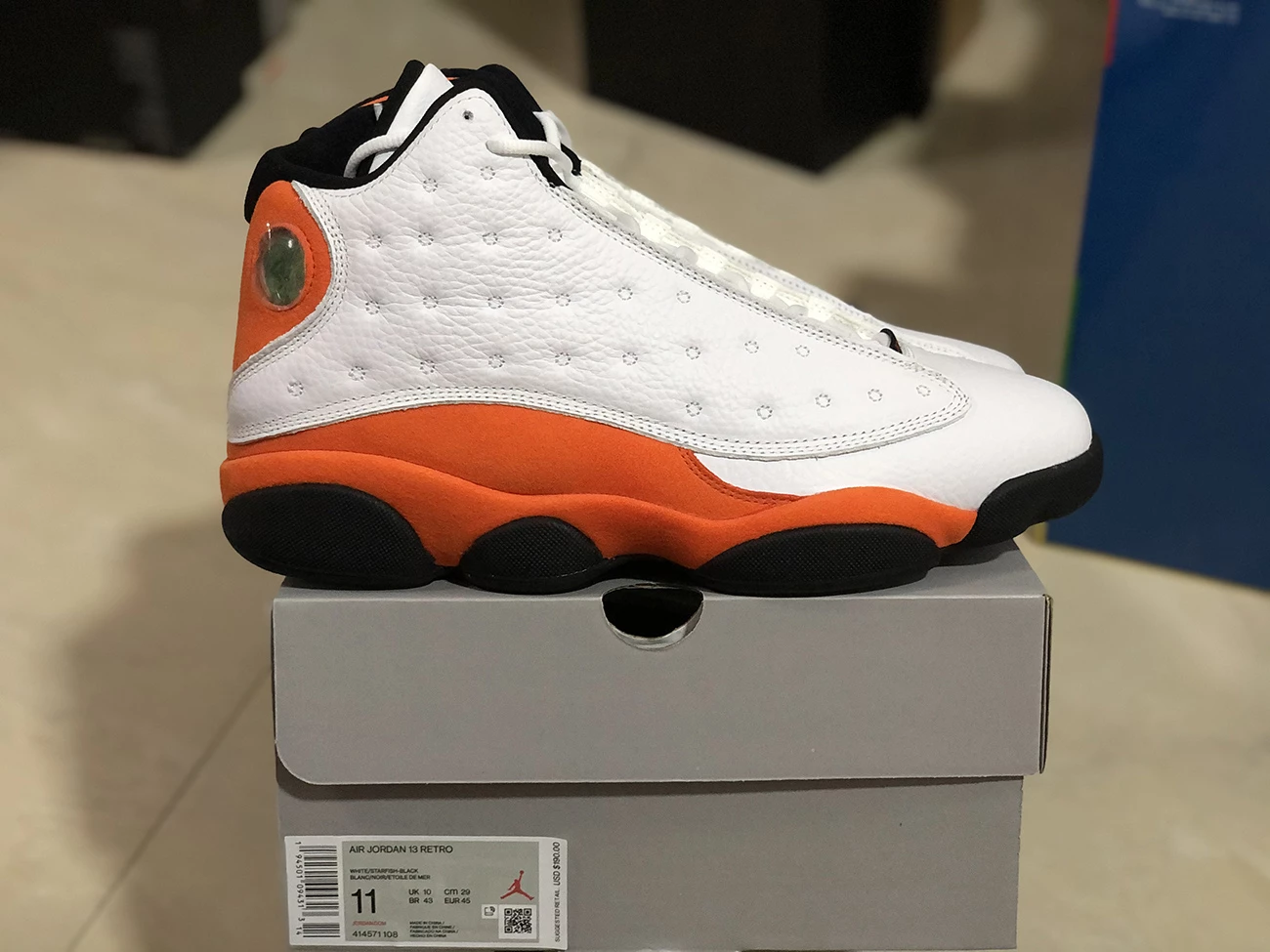 Fit Sporting Goods Air Jordan 13 “Starfish” White/Black-Starfish 414571-108 3 Fit Sporting Goods Air Jordan 13 “Starfish” White/Black-Starfish 414571-108