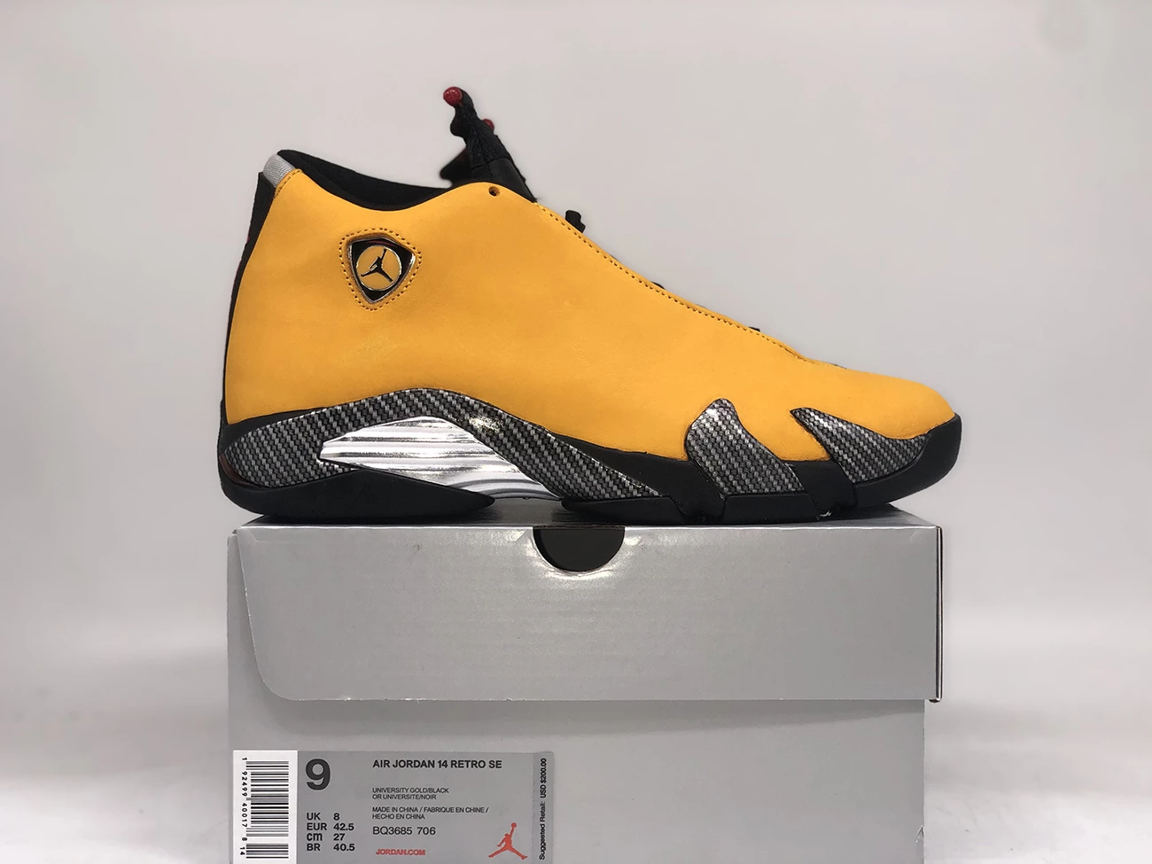 Fit Sporting Goods Air Jordan 14 SE “Yellow Ferrari” BQ3685-706 10 Fit Sporting Goods Air Jordan 14 SE “Yellow Ferrari” BQ3685-706 - Image 8