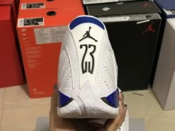 Fit Sporting Goods Air Jordan 14 White/Hyper Royal-Black 487471-104 13 Fit Sporting Goods Air Jordan 14 White/Hyper Royal-Black 487471-104 -Fit Sporting Goods Sales Air Jordan 14 White Hyper Royal Black 487471 104 5