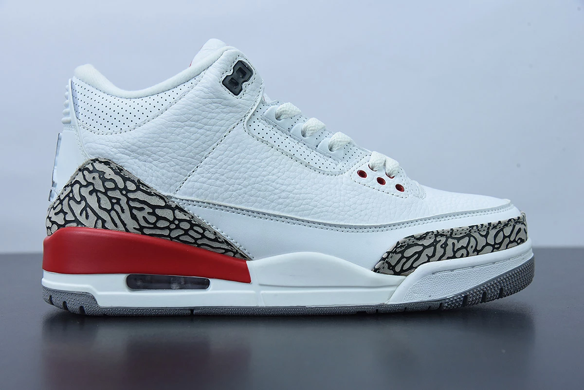 Fit Sporting Goods Air Jordan 3 “Katrina” White/Cement Grey/Black-Fire Red 136064-116 4 Fit Sporting Goods Air Jordan 3 “Katrina” White/Cement Grey/Black-Fire Red 136064-116 - Image 2