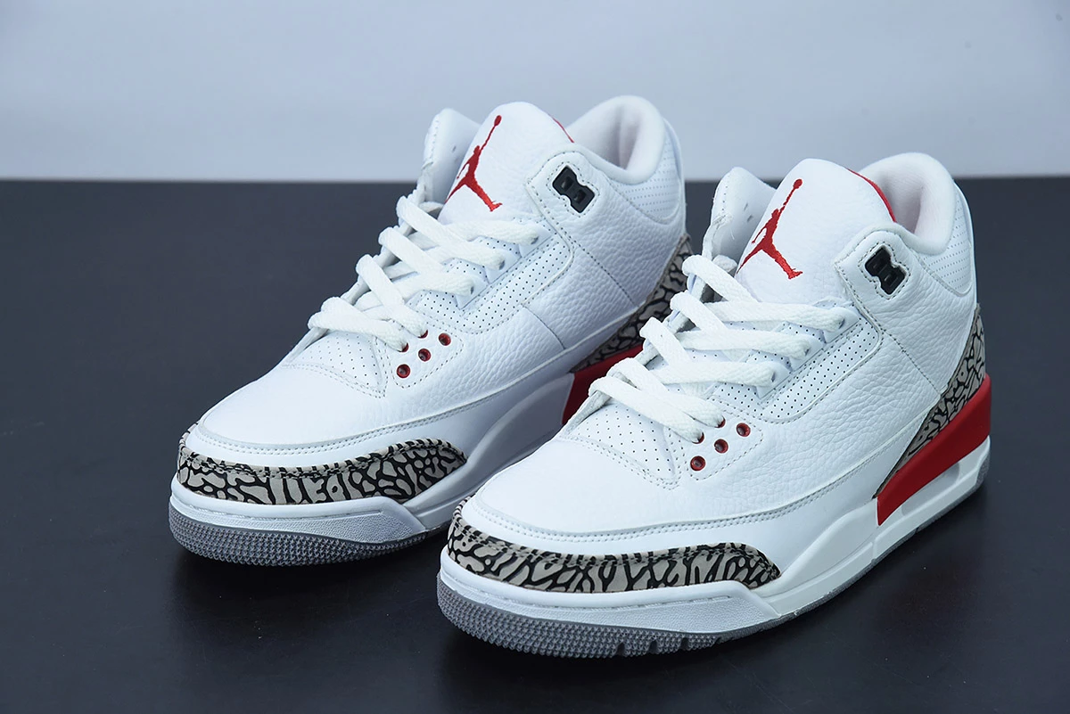 Fit Sporting Goods Air Jordan 3 “Katrina” White/Cement Grey/Black-Fire Red 136064-116 6 Fit Sporting Goods Air Jordan 3 “Katrina” White/Cement Grey/Black-Fire Red 136064-116 - Image 4