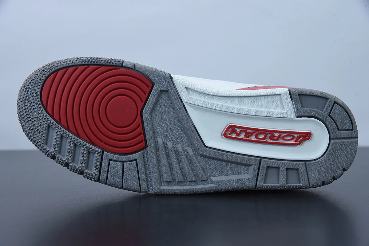 Fit Sporting Goods Air Jordan 3 “Katrina” White/Cement Grey/Black-Fire Red 136064-116 9 Fit Sporting Goods Air Jordan 3 “Katrina” White/Cement Grey/Black-Fire Red 136064-116 - Image 7