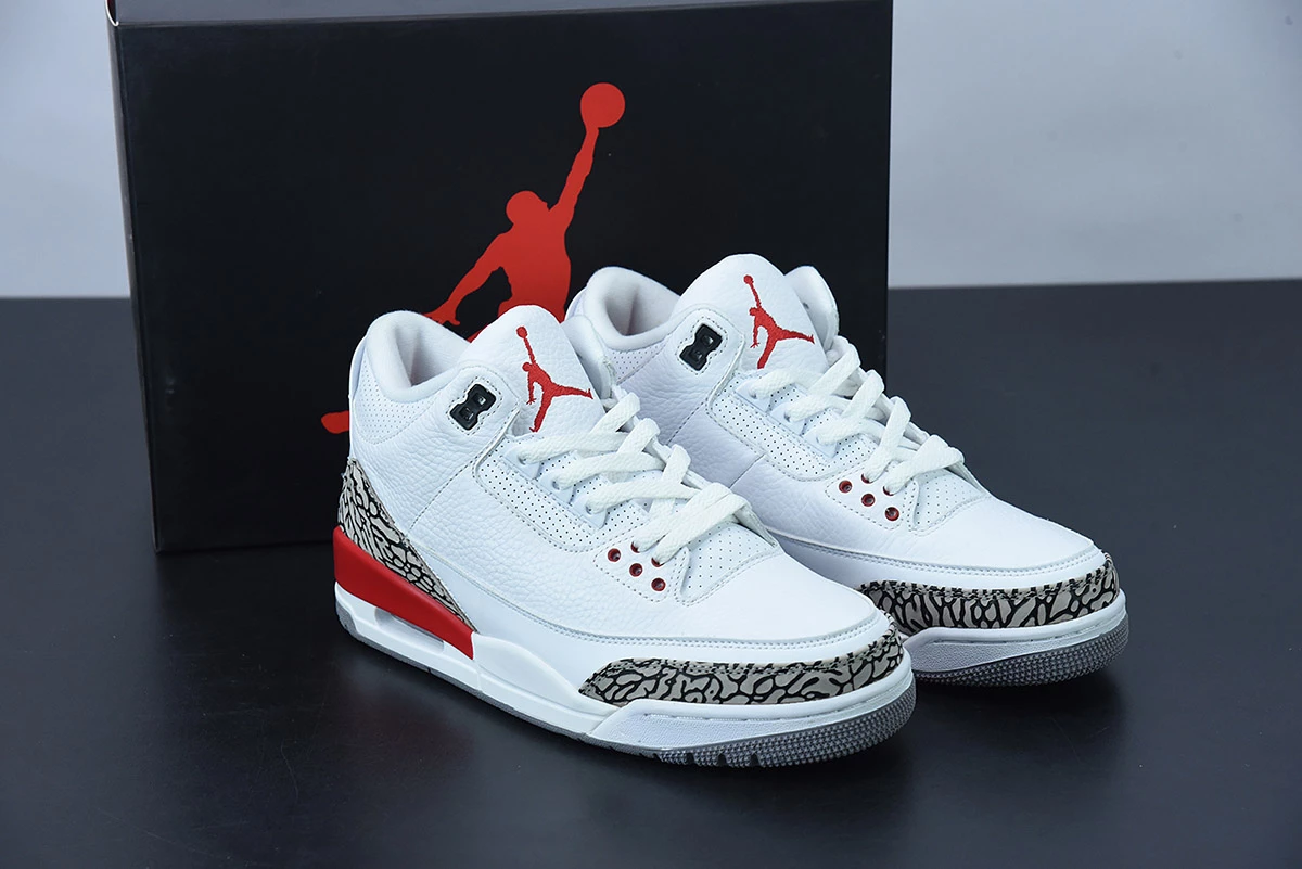 Fit Sporting Goods Air Jordan 3 “Katrina” White/Cement Grey/Black-Fire Red 136064-116 3 Fit Sporting Goods Air Jordan 3 “Katrina” White/Cement Grey/Black-Fire Red 136064-116