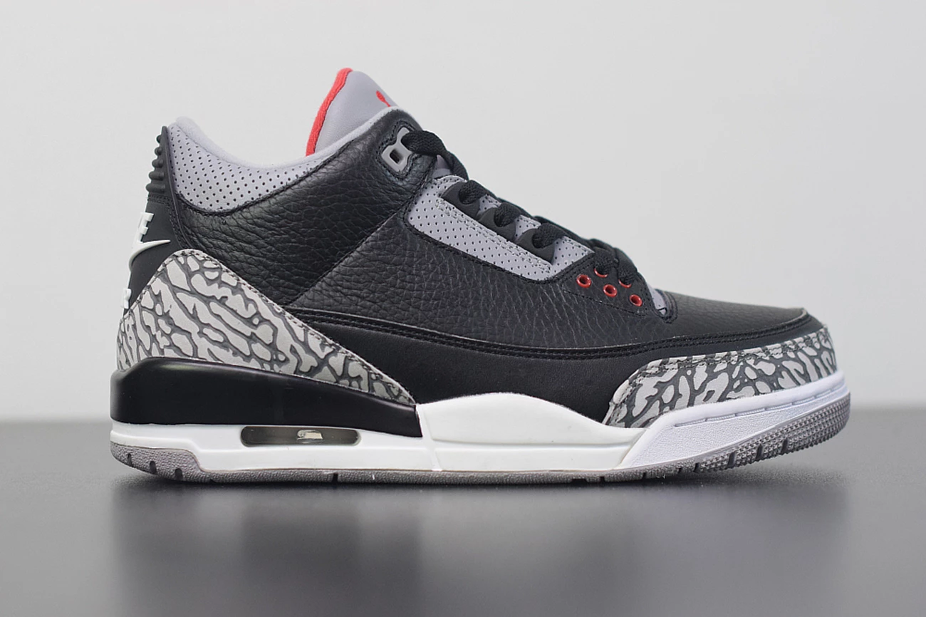 Fit Sporting Goods Air Jordan 3 Retro OG ‘Black Cement’ Black/Fire Red-Cement Grey 4 Fit Sporting Goods Air Jordan 3 Retro OG ‘Black Cement’ Black/Fire Red-Cement Grey - Image 2
