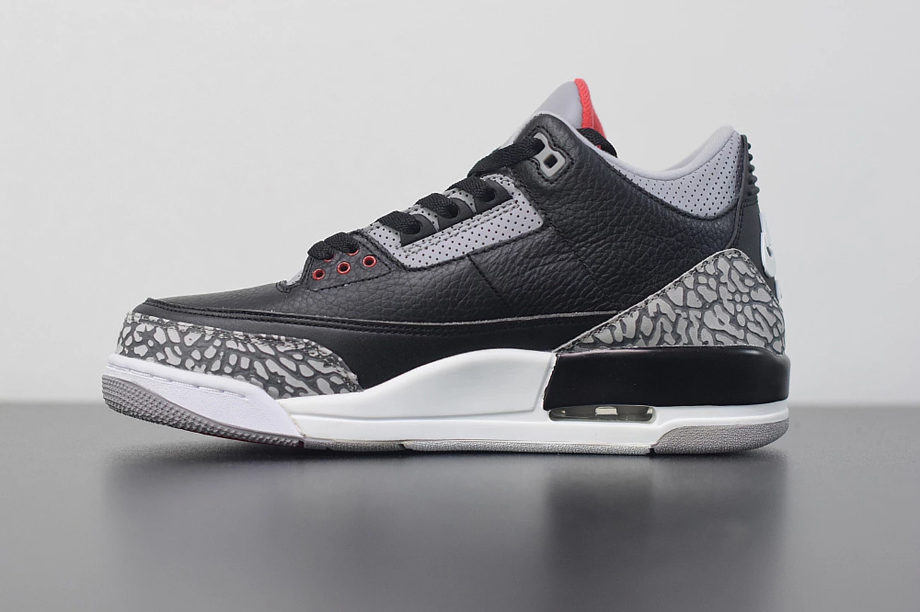 Fit Sporting Goods Air Jordan 3 Retro OG ‘Black Cement’ Black/Fire Red-Cement Grey 5 Fit Sporting Goods Air Jordan 3 Retro OG ‘Black Cement’ Black/Fire Red-Cement Grey - Image 3