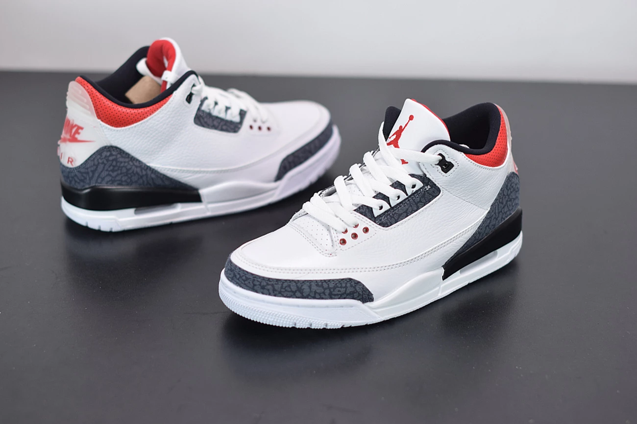 Fit Sporting Goods Air Jordan 3 SE DNM “Fire Red” White/Black-Fire Red CZ6431-100 6 Fit Sporting Goods Air Jordan 3 SE DNM “Fire Red” White/Black-Fire Red CZ6431-100 - Image 5