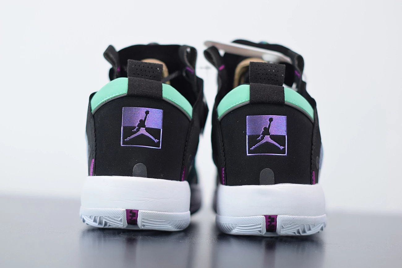 Fit Sporting Goods Air Jordan 34 Blue Void/Green Glow-Black-Metallic Silver 10 Fit Sporting Goods Air Jordan 34 Blue Void/Green Glow-Black-Metallic Silver - Image 8