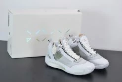 Fit Sporting Goods Air Jordan 34 Low “Pure Money” White/Metallic Silver-Pure Platinum