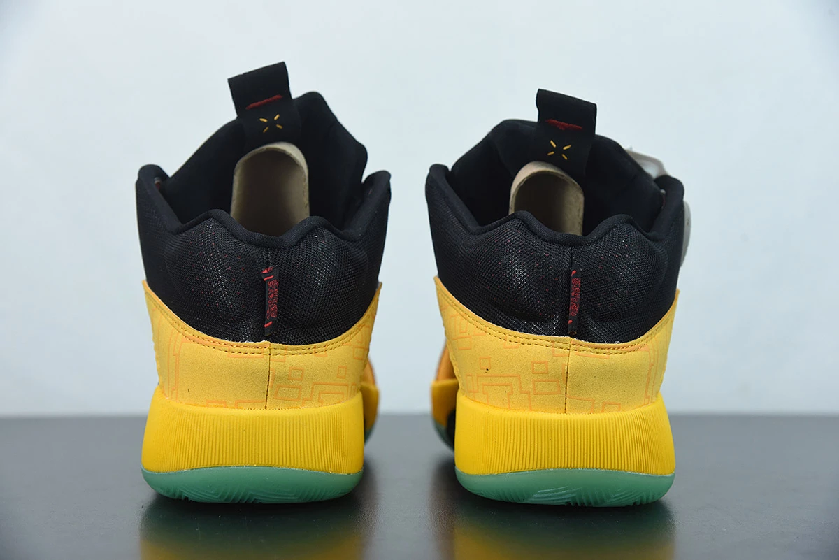 Fit Sporting Goods Air Jordan 35 ‘Dynasties’ Golden Yellow Black DD3044-700 For Sale 11 Fit Sporting Goods Air Jordan 35 ‘Dynasties’ Golden Yellow Black DD3044-700 For Sale - Image 9