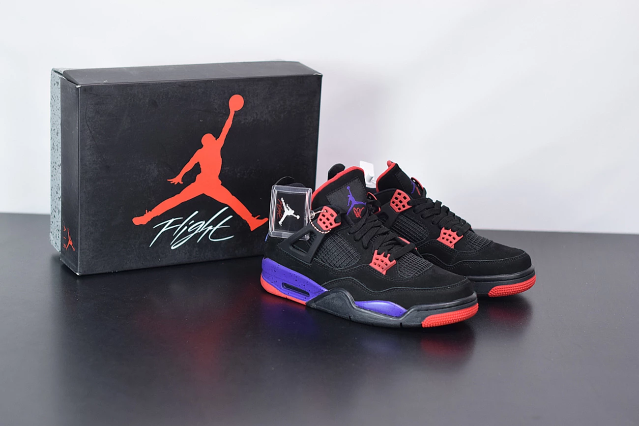 Fit Sporting Goods Air Jordan 4 Raptors Black/University Red-Court Purple AQ3816-056 3 Fit Sporting Goods Air Jordan 4 Raptors Black/University Red-Court Purple AQ3816-056