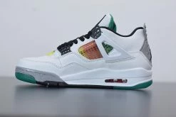 Fit Sporting Goods Air Jordan 4 Retro ‘Green Rasta’ White/Black/University Red/Lucid Green -Fit Sporting Goods Sales Air Jordan 4 Retro Green Rasta White Black University Red Lucid Green 2