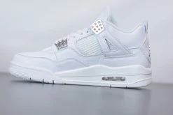 Fit Sporting Goods Air Jordan 4 Retro “Pure Money” White/White-Metallic Silver 12 Fit Sporting Goods Air Jordan 4 Retro “Pure Money” White/White-Metallic Silver -Fit Sporting Goods Sales Air Jordan 4 Retro Pure Money White White Metallic Silver 2