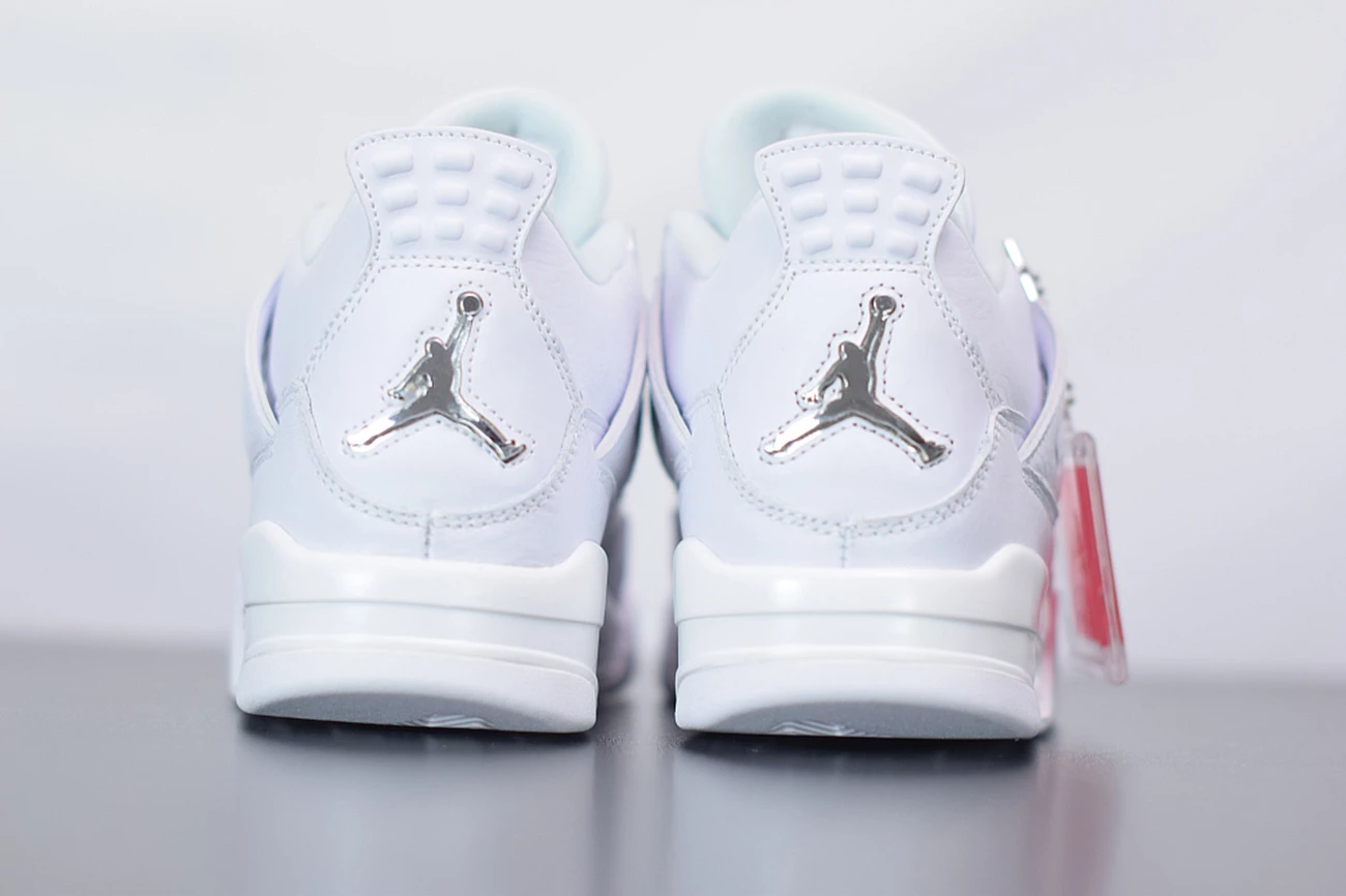 Fit Sporting Goods Air Jordan 4 Retro “Pure Money” White/White-Metallic Silver 10 Fit Sporting Goods Air Jordan 4 Retro “Pure Money” White/White-Metallic Silver - Image 8