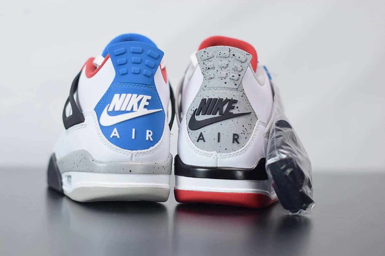Fit Sporting Goods Air Jordan 4 Retro “What The” White/Military Blue-Fire Red-Tech Grey 10 Fit Sporting Goods Air Jordan 4 Retro “What The” White/Military Blue-Fire Red-Tech Grey - Image 8