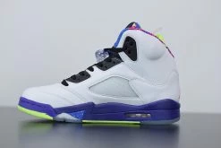 Fit Sporting Goods Air Jordan 5 “Alternate Bel-Air” White/Purple-Pink-Ghost Green DB3335-100 -Fit Sporting Goods Sales Air Jordan 5 Alternate Bel Air White Purple Pink Ghost Green 2