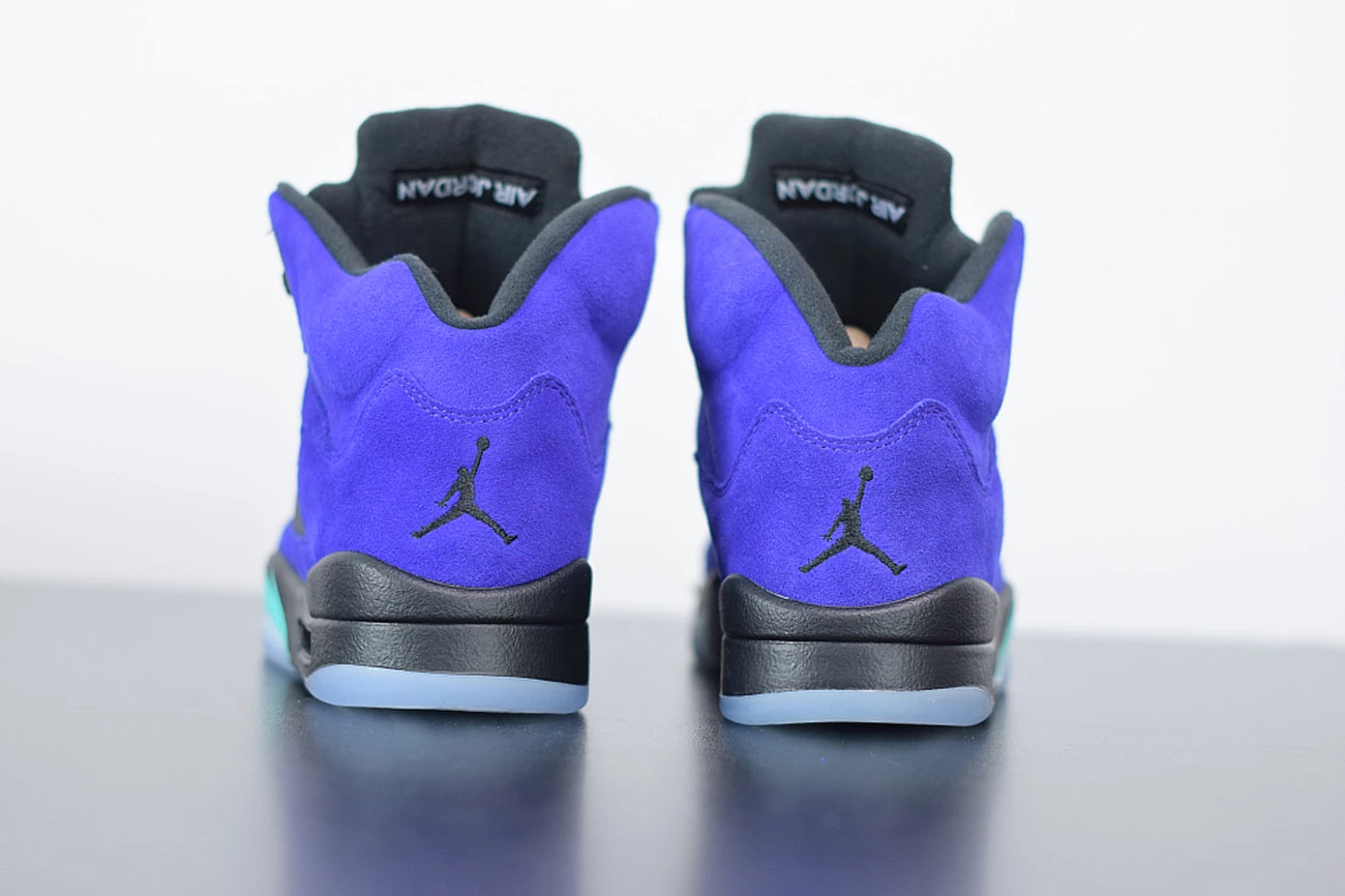 Fit Sporting Goods Air Jordan 5 “Alternate Grape” Grape Ice/Black-Clear-New Emerald 9 Fit Sporting Goods Air Jordan 5 “Alternate Grape” Grape Ice/Black-Clear-New Emerald - Image 7