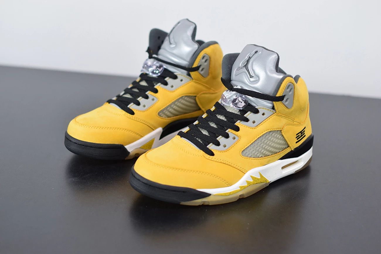 Fit Sporting Goods Air Jordan 5 “Tokyo 23” Varsity Maize/Anthracite-Wolf Grey-Black 6 Fit Sporting Goods Air Jordan 5 “Tokyo 23” Varsity Maize/Anthracite-Wolf Grey-Black - Image 4