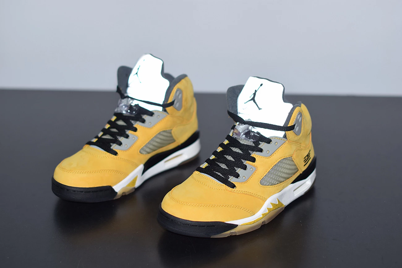 Fit Sporting Goods Air Jordan 5 “Tokyo 23” Varsity Maize/Anthracite-Wolf Grey-Black 7 Fit Sporting Goods Air Jordan 5 “Tokyo 23” Varsity Maize/Anthracite-Wolf Grey-Black - Image 5