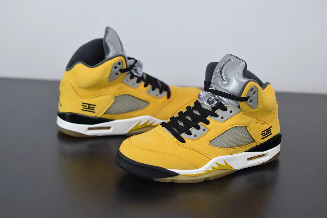 Fit Sporting Goods Air Jordan 5 “Tokyo 23” Varsity Maize/Anthracite-Wolf Grey-Black 8 Fit Sporting Goods Air Jordan 5 “Tokyo 23” Varsity Maize/Anthracite-Wolf Grey-Black - Image 6