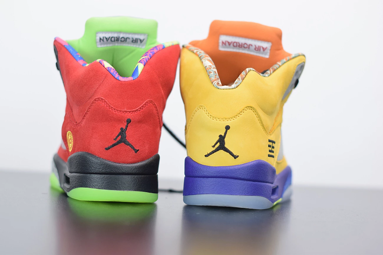 Fit Sporting Goods Air Jordan 5 “What The” Varsity Maize/Court Purple/Ghost Green/Solar Orange 9 Fit Sporting Goods Air Jordan 5 “What The” Varsity Maize/Court Purple/Ghost Green/Solar Orange - Image 8