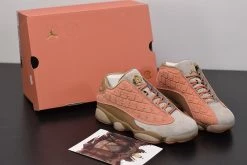Fit Sporting Goods Clot X Air Jordan 13 Low Sepia Stone/Canteen-Terra Blush AT3102-200