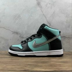 Fit Sporting Goods Diamond Supply Co. X Nike SB Dunk High Premium Aqua/Chrome-Black