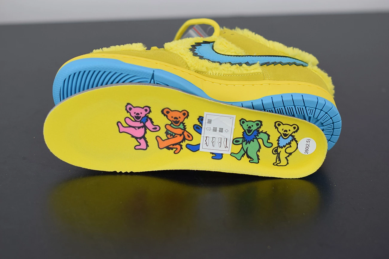 Fit Sporting Goods Grateful Dead X Nike SB Dunk Low Opti Yellow CJ5378-700 8 Fit Sporting Goods Grateful Dead X Nike SB Dunk Low Opti Yellow CJ5378-700 - Image 6