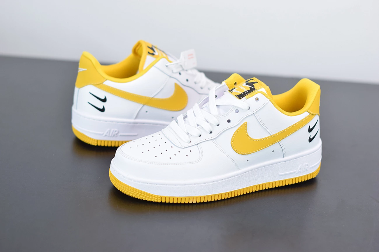 Fit Sporting Goods Nike Air Force 1 Low Dual Swoosh White Wheat 5 Fit Sporting Goods Nike Air Force 1 Low Dual Swoosh White Wheat - Image 4