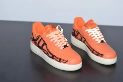 Fit Sporting Goods Nike Air Force 1 Skeleton Brilliant Orange/Black -Fit Sporting Goods Sales Nike Air Force 1 Skeleton Brilliant Orange Black 4