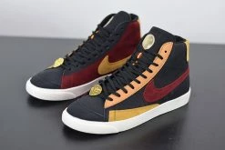 Fit Sporting Goods Nike Blazer Mid “Dorothy Gaters” Black/Team Red-University Gold-Flax -Fit Sporting Goods Sales Nike Blazer Mid Dorothy Gaters Black Team Red University Gold Flax 4