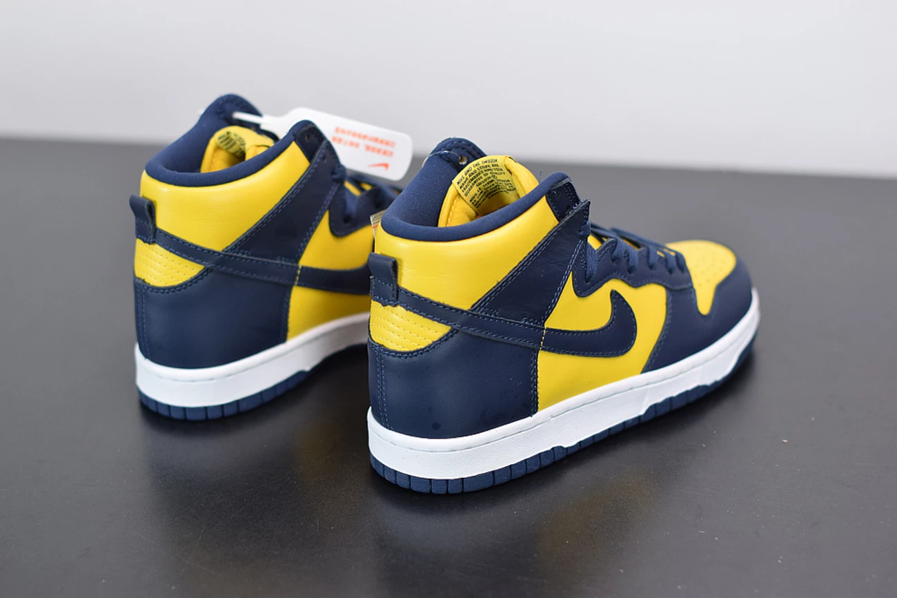 Fit Sporting Goods Nike Dunk High Michigan Varsity Maize/Midnight Navy CZ8149-700 8 Fit Sporting Goods Nike Dunk High Michigan Varsity Maize/Midnight Navy CZ8149-700 - Image 6