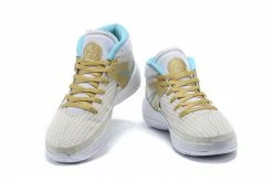 Fit Sporting Goods Nike KD 13 ‘EYBL’ White/Metallic Gold-Light Aqua DA0895-102 -Fit Sporting Goods Sales Nike KD 13 EYBL White Metallic Gold Light Aqua DA0895 102 2