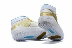 Fit Sporting Goods Nike KD 13 ‘EYBL’ White/Metallic Gold-Light Aqua DA0895-102 -Fit Sporting Goods Sales Nike KD 13 EYBL White Metallic Gold Light Aqua DA0895 102 3
