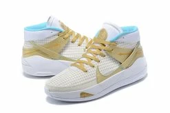 Fit Sporting Goods Nike KD 13 ‘EYBL’ White/Metallic Gold-Light Aqua DA0895-102 -Fit Sporting Goods Sales Nike KD 13 EYBL White Metallic Gold Light Aqua DA0895 102 4